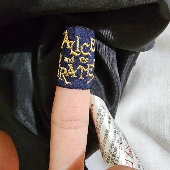 Angelic Pretty / Alice and the Pirates - Pinstripe Lace Lolita Dress - Picture 7 of 8